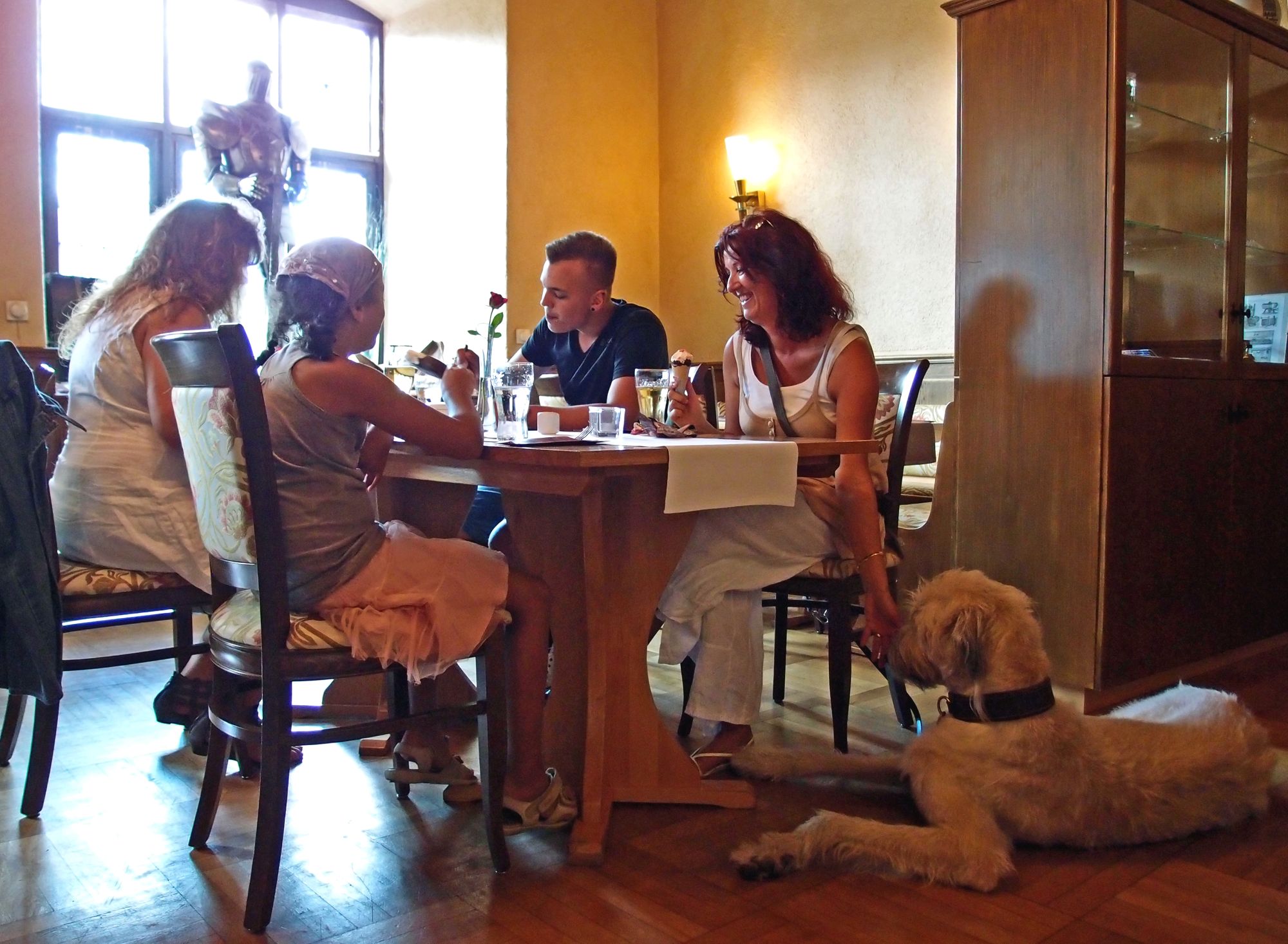 Restaurant auf der Burg Altena im Märkischen Kreis 