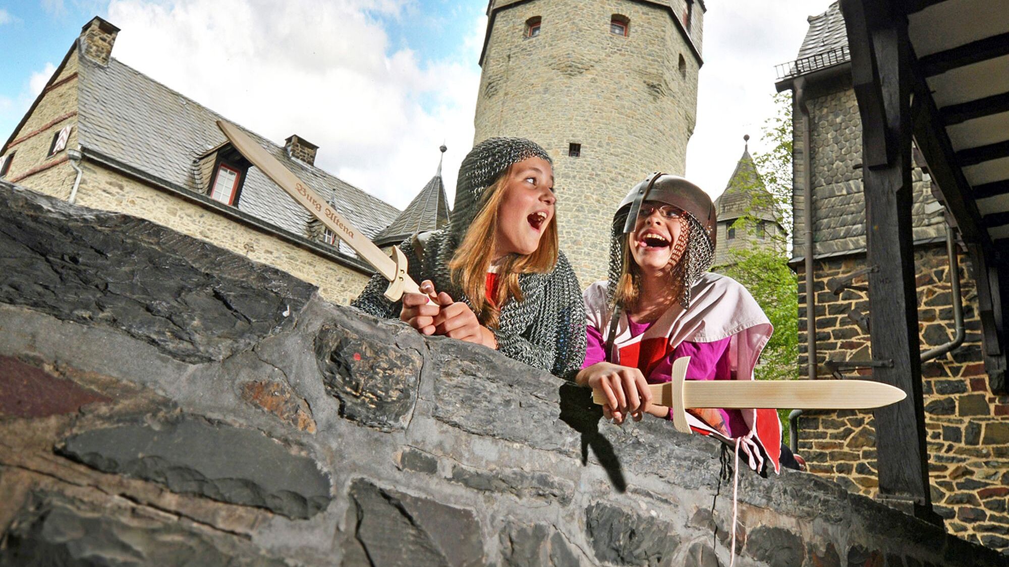 Führung für Kinder durch die Burg Altena im Märkischen Kreis