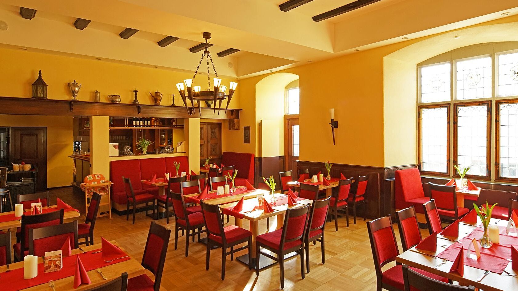 Burgrestaurant der Burg Altena im Märkischen Kreis