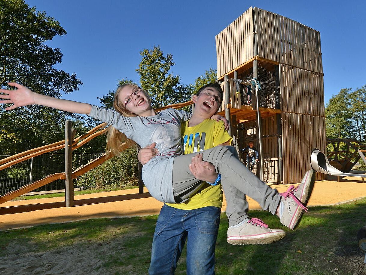Erlebnisspielplatz Luisenhütte in Balve im Märkischen Kreis
