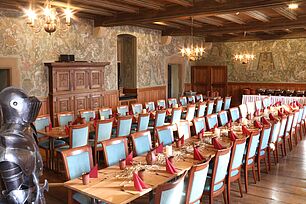 Restaurant auf der Burg Altena im Märkischen Kreis 