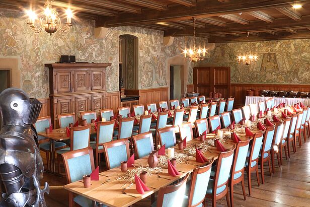 Restaurant auf der Burg Altena im Märkischen Kreis 