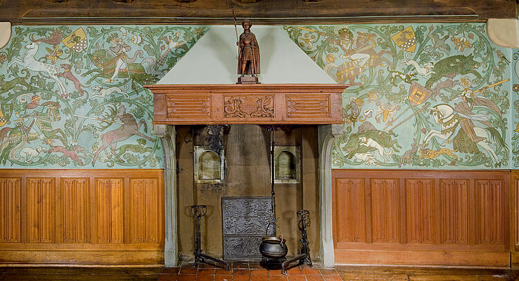 Festsaal Gemälde am Kamin