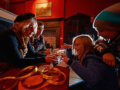 Drahtbasteln Winterspektakulum Burg Altena